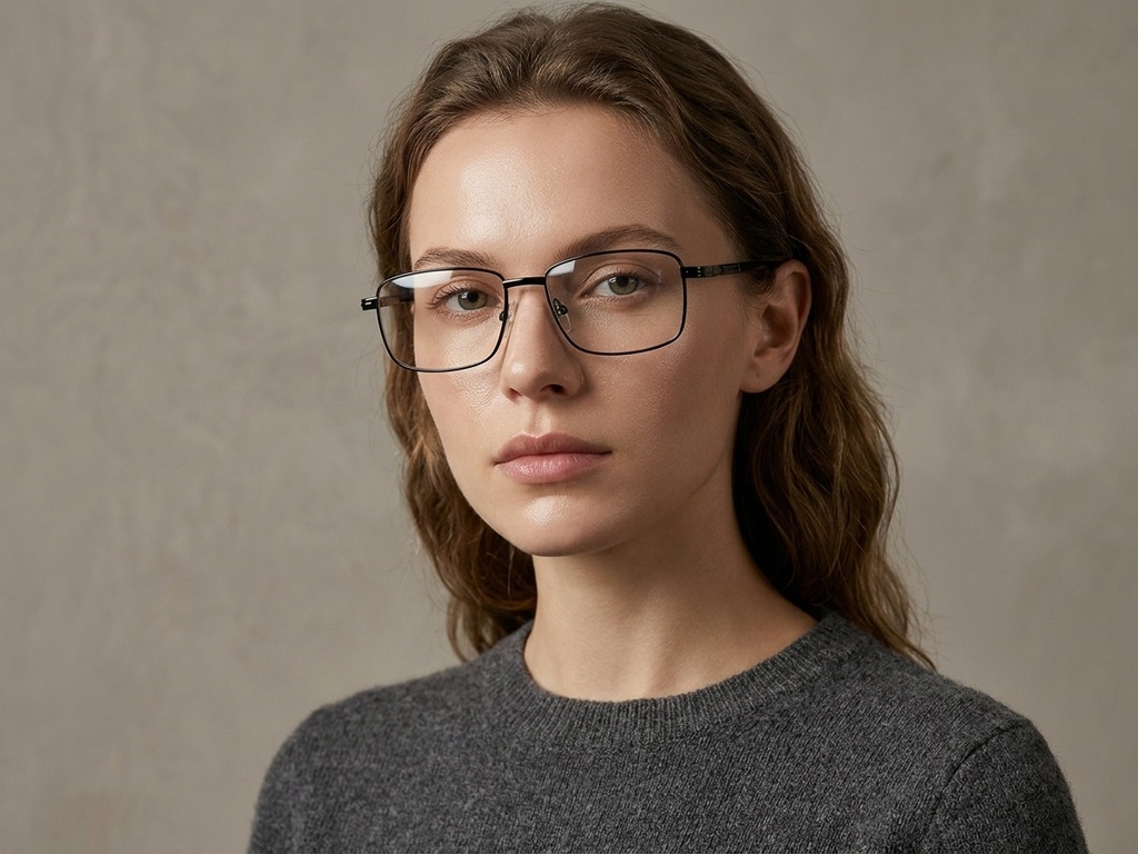 BS2012-1641_Black_Rectangular_Metal_Glasses_corner-tryon_female