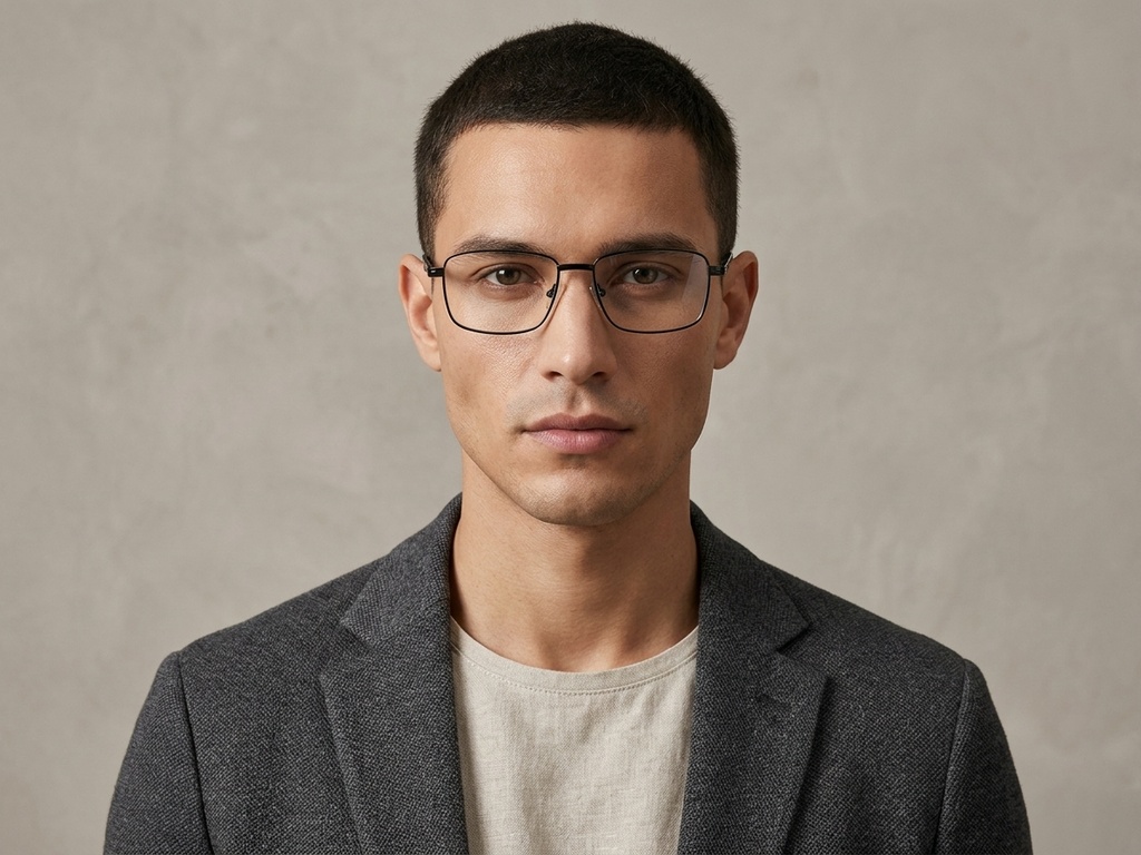 BS2012-1641_Black_Rectangular_Metal_Glasses_corner-tryon_male
