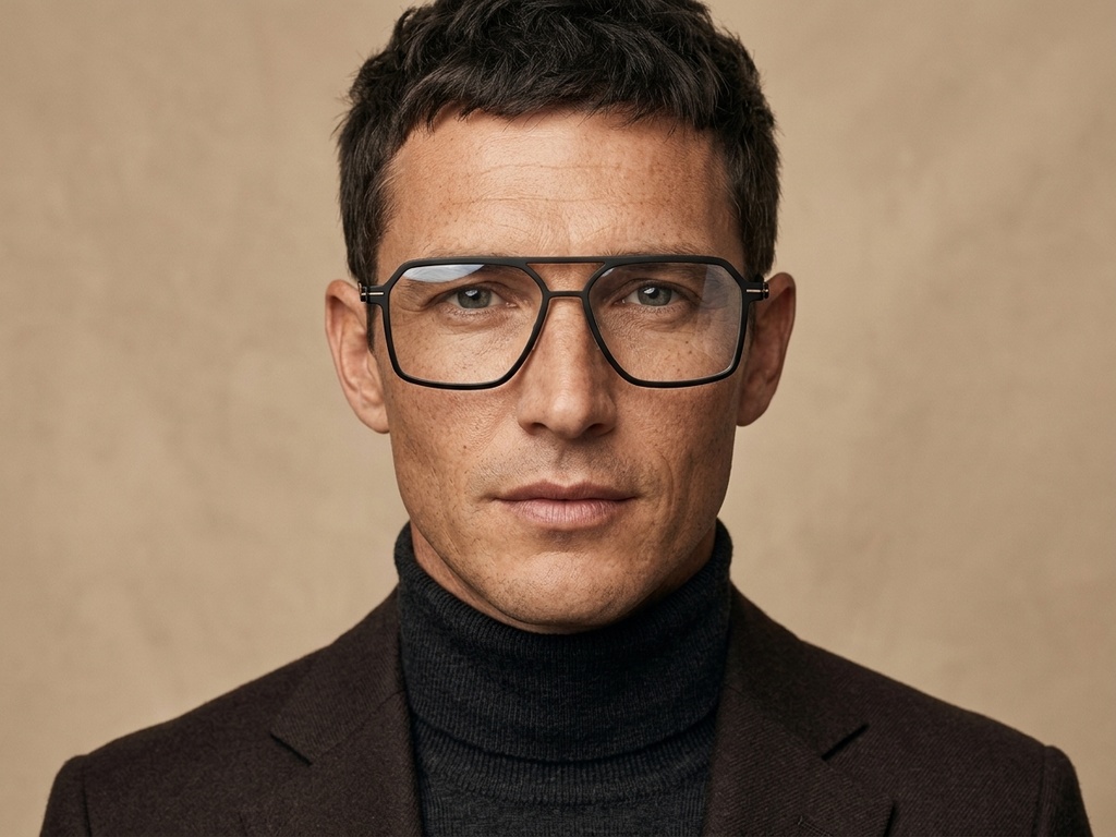 BS2012-1644_Black_Aviator_Titanium_Glasses-tryon_male