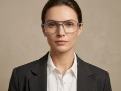 BS2012-1645_Blue_Aviator_Titanium_Glasses_corner-tryon_female