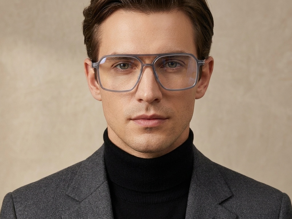 BS2012-1645_Blue_Aviator_Titanium_Glasses_corner-tryon_male