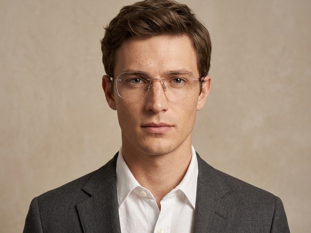 BS2012-1657_Pink_Invisible_Titanium_Glasses_corner-tryon_male