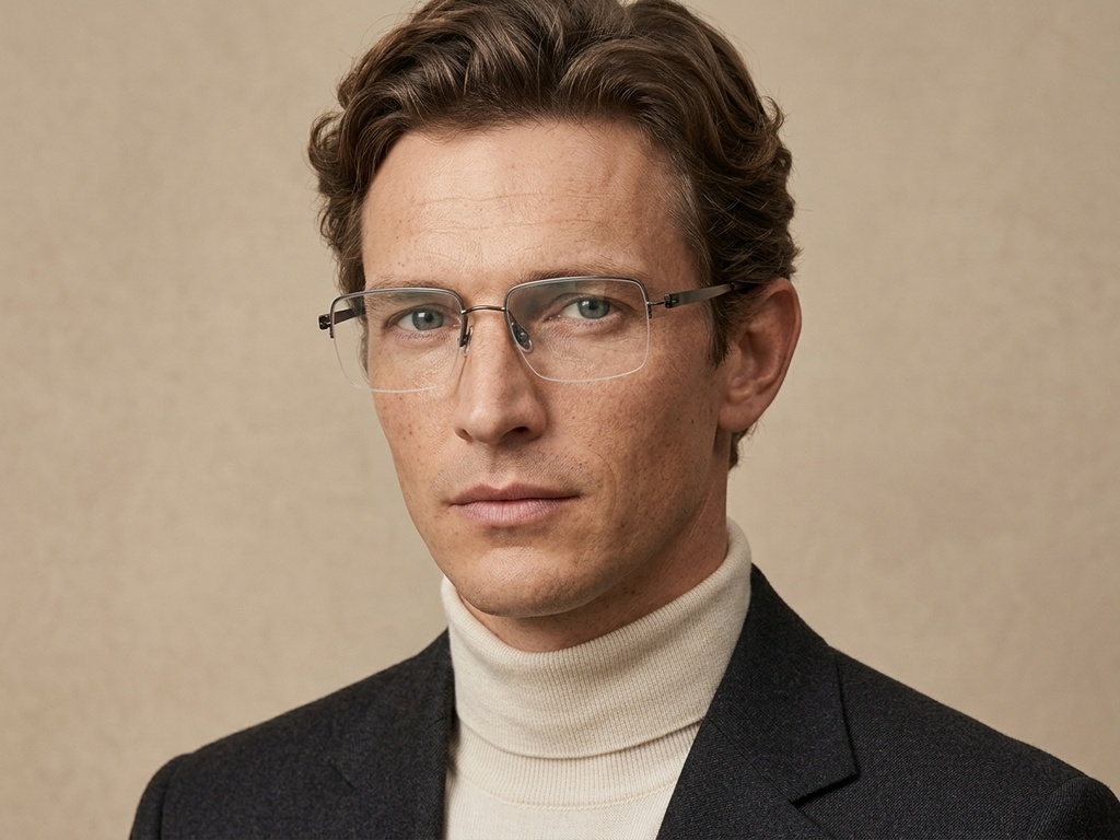 BS2012-1661_Grey_Semi-rimless_Titanium_Glasses_corner-tryon_male