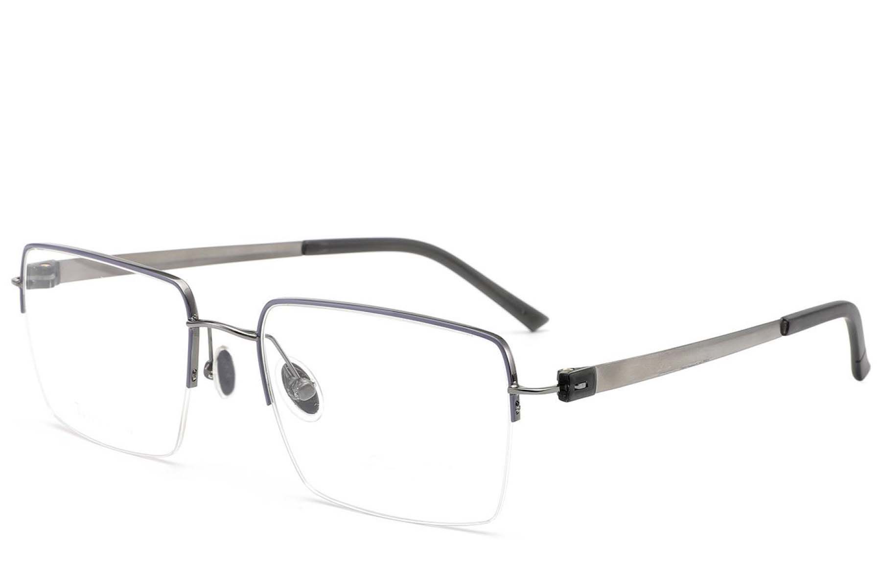 BS2012-1661_Grey_Semi-rimless_Titanium_Glasses_corner