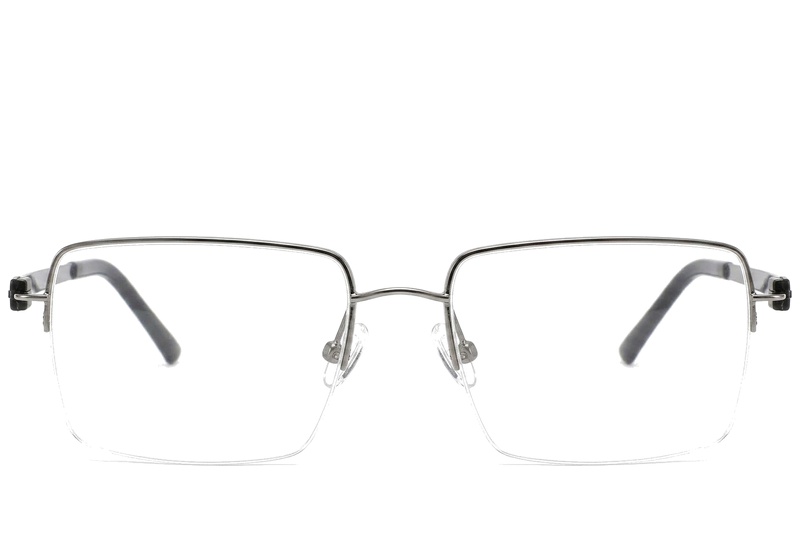 BS2012-1663_Grey_Semi-rimless_Titanium_Glasses_corner-front