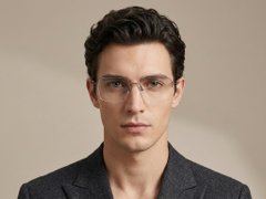 BS2012-1663_Grey_Semi-rimless_Titanium_Glasses_corner-tryon_male