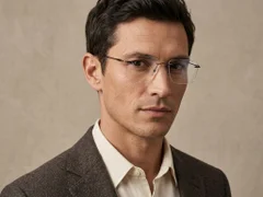 BS2012-1666_Brown_Invisible_Titanium_Glasses_corner-tryon_male