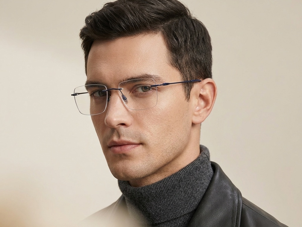BS2012-1668_Blue_Invisible_Titanium_Glasses_corner-tryon_male