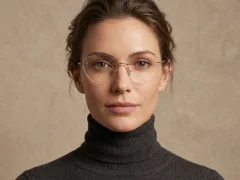 BS2012-1670_Pink_Invisible_Titanium_Glasses_corner-tryon_female