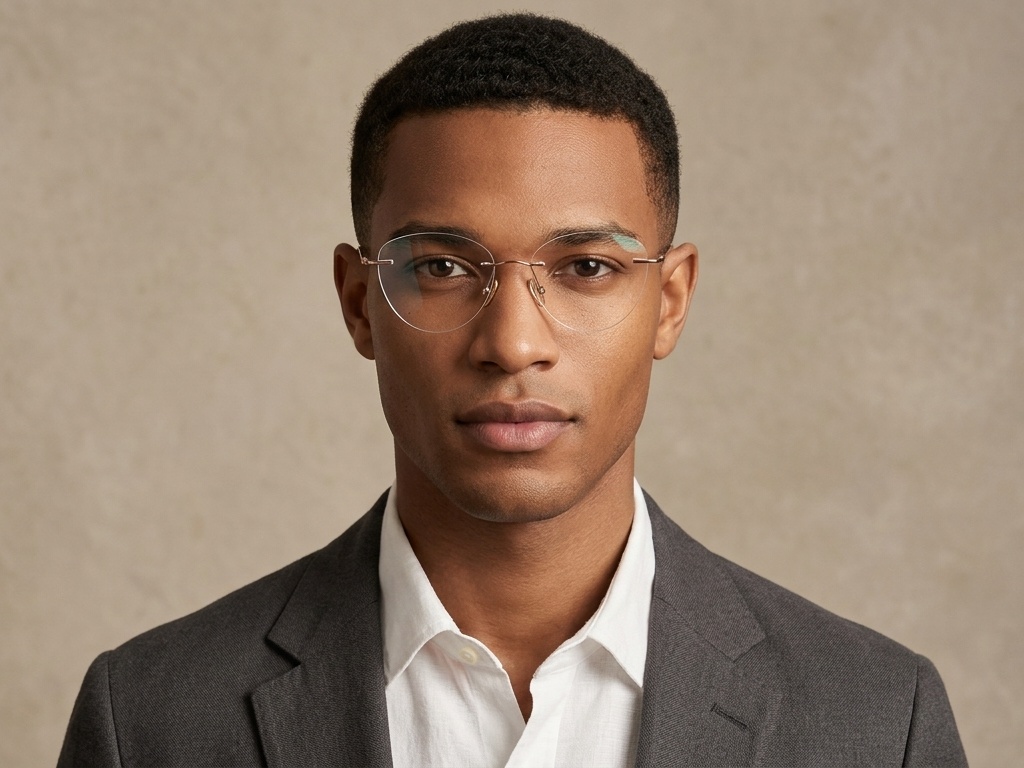 BS2012-1670_Pink_Invisible_Titanium_Glasses_corner-tryon_male