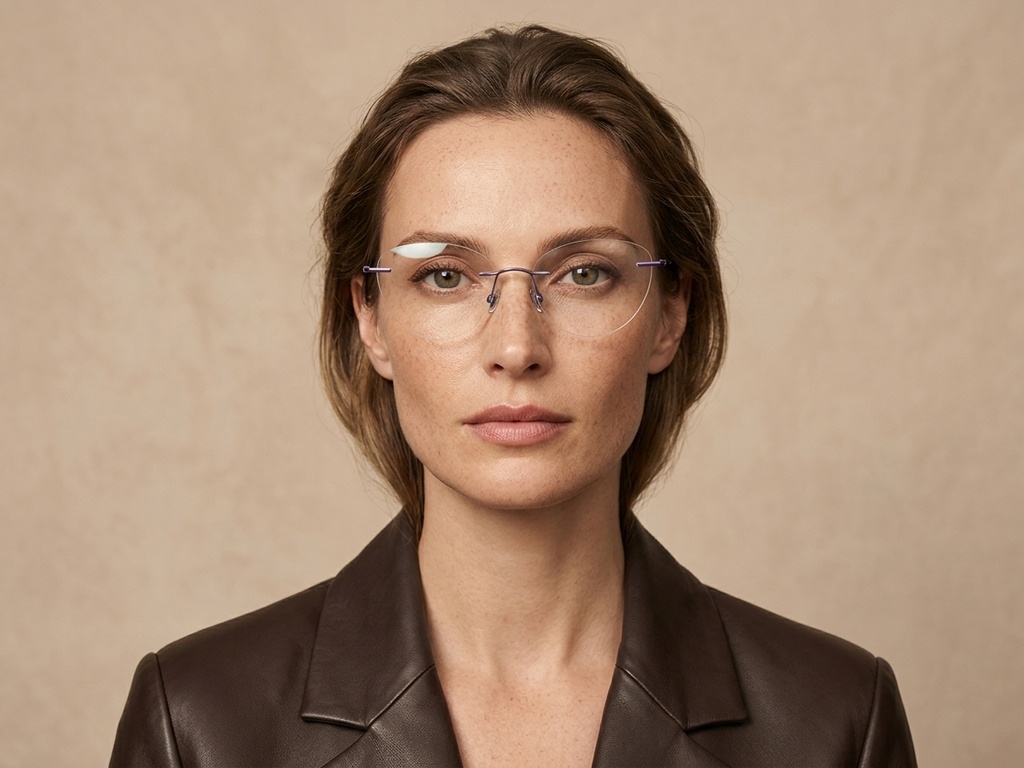 BS2012-1671_Purple_Invisible_Titanium_Glasses-tryon_female