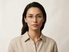 BS2012-1673_Green_Invisible_Titanium_Glasses_corner-tryon_female