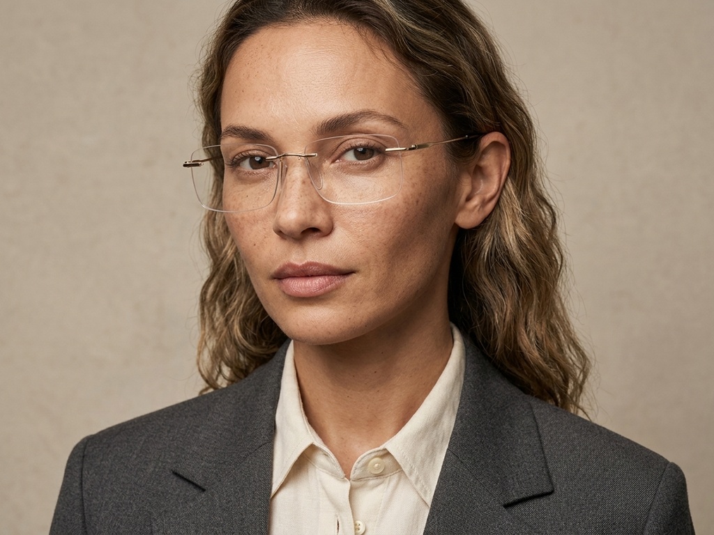 BS2012-1675_Golden_Invisible_Titanium_Glasses-tryon_female