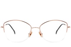 BS2012-1680_Pink_Semi-rimless_Titanium_Glasses_corner-front