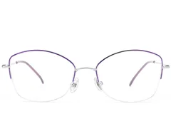 BS2012-1681_Purple_Semi-rimless_Titanium_Glasses_front