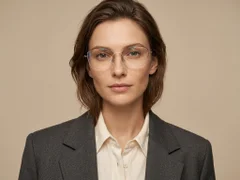 BS2012-1682_Red_Semi-rimless_Titanium_Glasses_corner-tryon_female