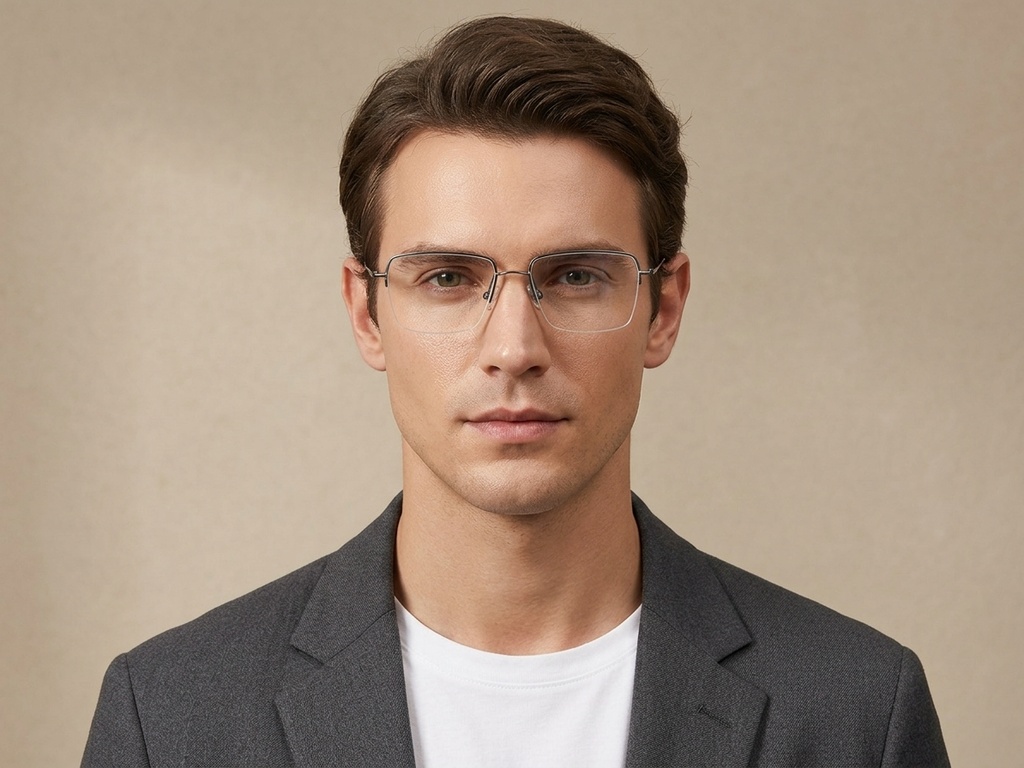 BS2012-1686_Grey_Semi-rimless_Titanium_Glasses_corner-tryon_male