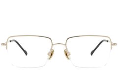 BS2012-1687_Golden_Semi-rimless_Titanium_Glasses_corner-front
