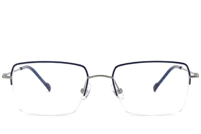 BS2012-1688_Blue_Semi-rimless_Titanium_Glasses_corner-front