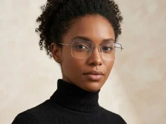 BS2012-1688_Blue_Semi-rimless_Titanium_Glasses_corner-tryon_female