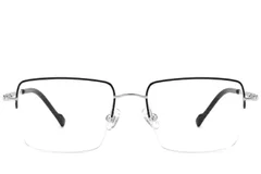 BS2012-1690_Silver_Semi-rimless_Titanium_Glasses_corner-front