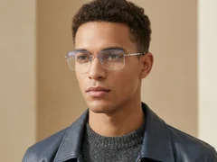 BS2012-1693_Blue_Semi-rimless_Titanium_Glasses-tryon_male