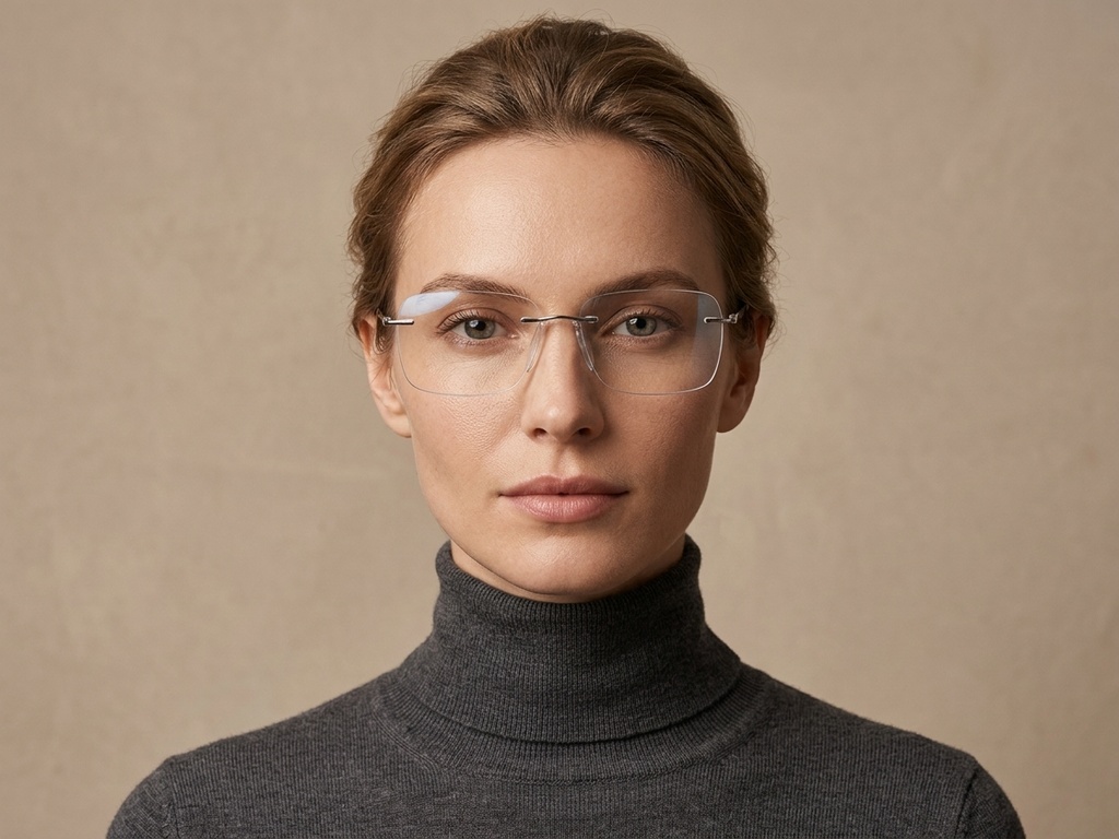 BS2012-1697_Grey_Invisible_Titanium_Glasses-tryon_female