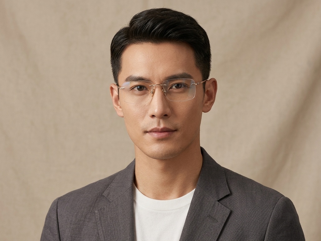 BS2012-1699_Golden_Invisible_Titanium_Glasses_corner-tryon_male