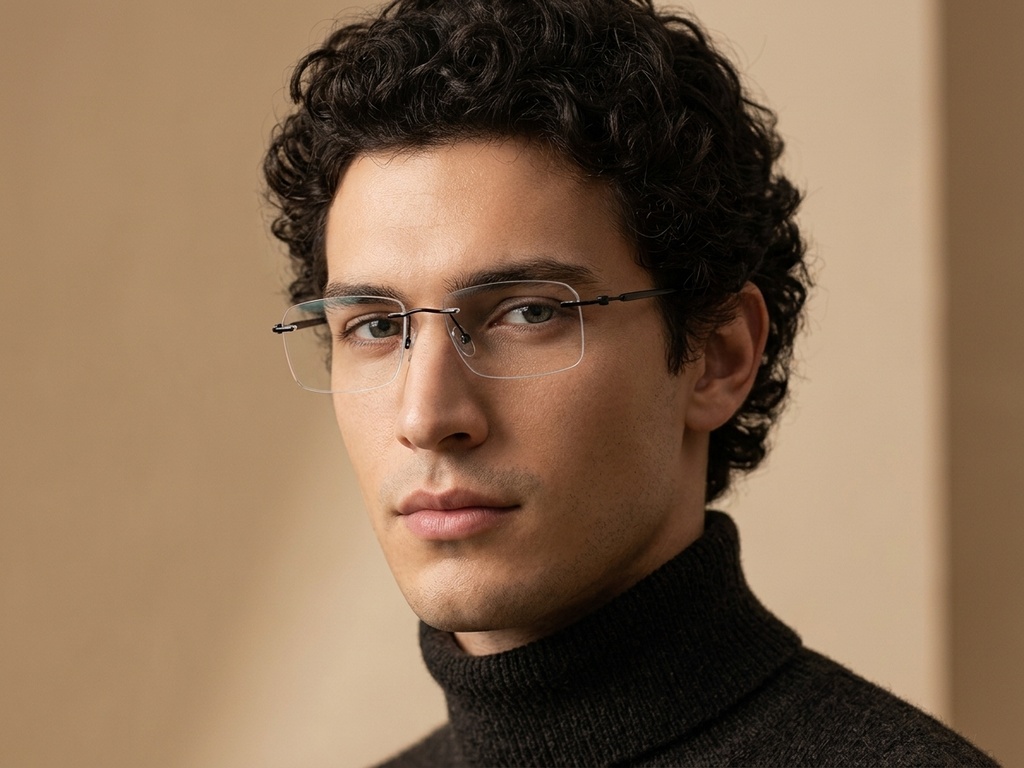 BS2012-1703_Black_Invisible_Titanium_Glasses_corner-tryon_male