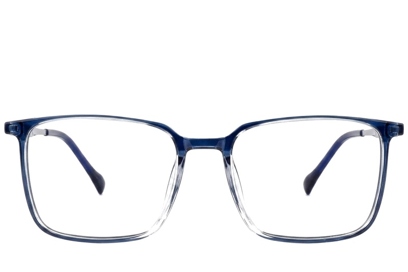 BS2012-1712_Blue_Rectangular_Titanium_Glasses_corner-front