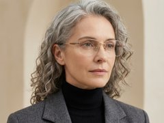 BS2012-1715_Golden_Semi-rimless_Titanium_Glasses_corner-tryon_female