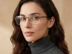 BS2012-1717_Brown_Semi-rimless_Titanium_Glasses_corner-tryon_female