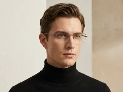 BS2012-1717_Brown_Semi-rimless_Titanium_Glasses_corner-tryon_male