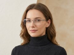 BS2012-1719_Silver_Semi-rimless_Titanium_Glasses_corner-tryon_female