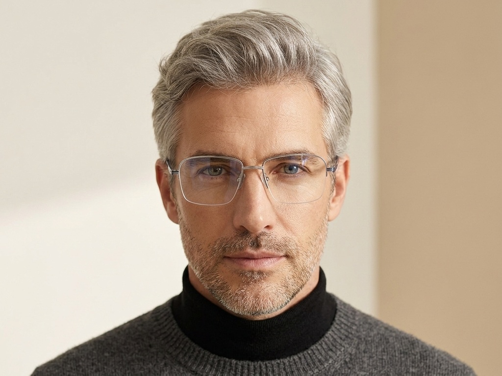 BS2012-1719_Silver_Semi-rimless_Titanium_Glasses_corner-tryon_male