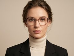 BS2012-1727_Brown_Butterfly_Titanium_Glasses_corner-tryon_female
