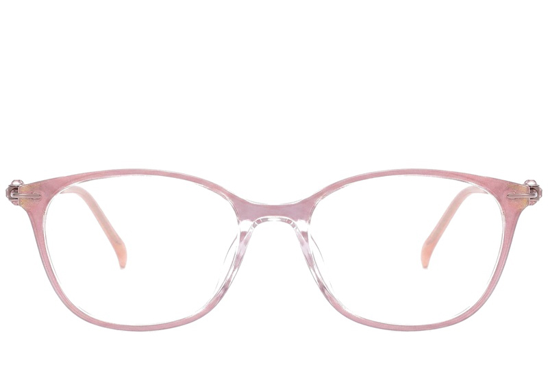 BS2012-1740_Pink_Oval_Titanium_Glasses_corner-front