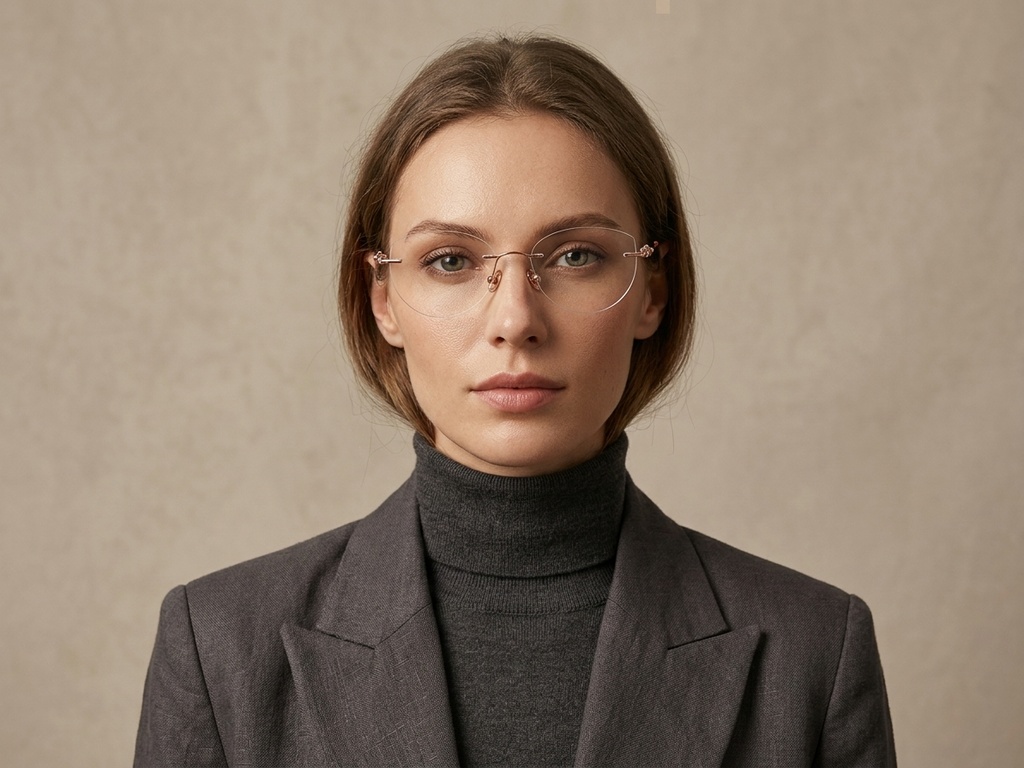 BS2012-1744_Pink_Invisible_Titanium_Glasses-tryon_female