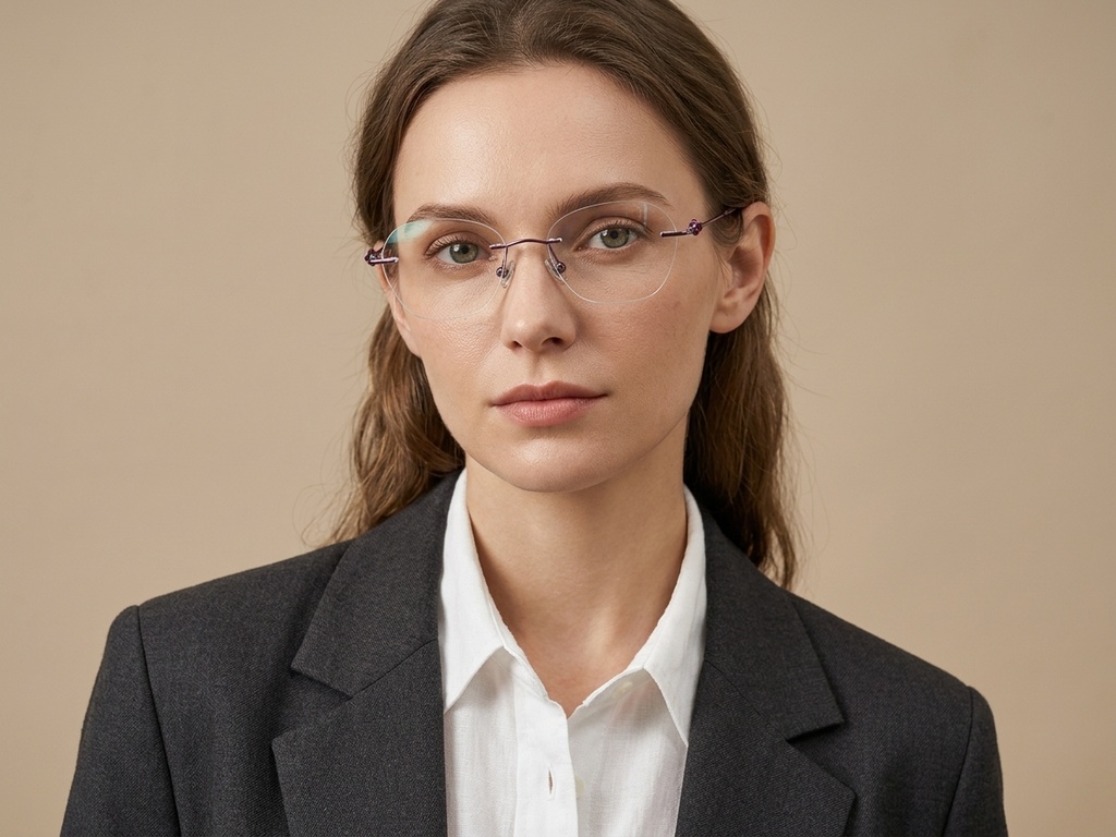 BS2012-1751_Purple_Invisible_Titanium_Glasses-tryon_female