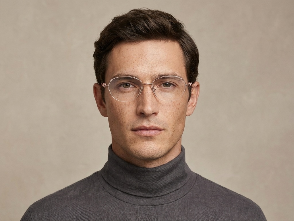BS2012-1755_Pink_Semi-rimless_Titanium_Glasses_corner-tryon_male