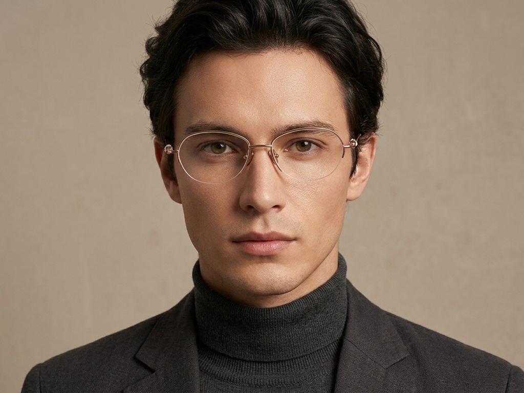 BS2012-1757_Pink_Semi-rimless_Titanium_Glasses_corner-tryon_male