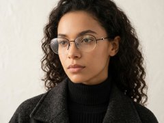 BS2012-1758_Black_Semi-rimless_Titanium_Glasses_corner-tryon_female
