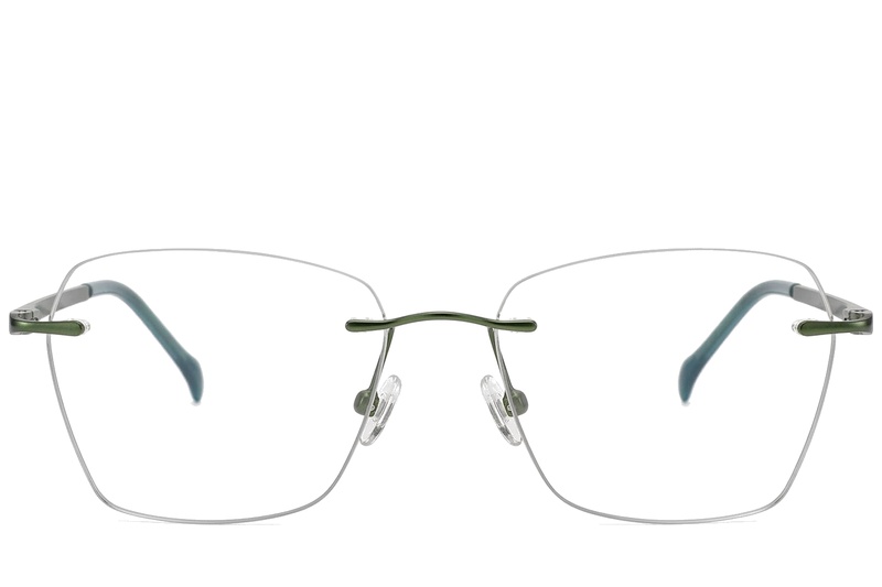 BS2012-1762_Green_Invisible_Titanium_Glasses_corner-front