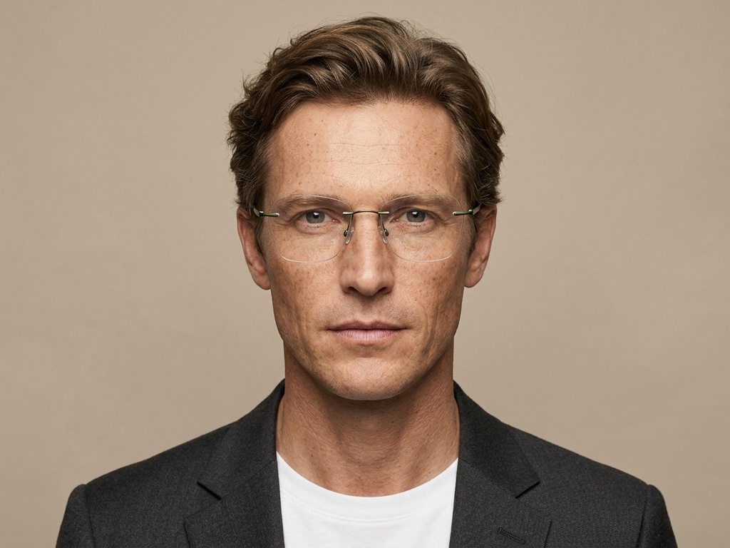 BS2012-1762_Green_Invisible_Titanium_Glasses_corner-tryon_male