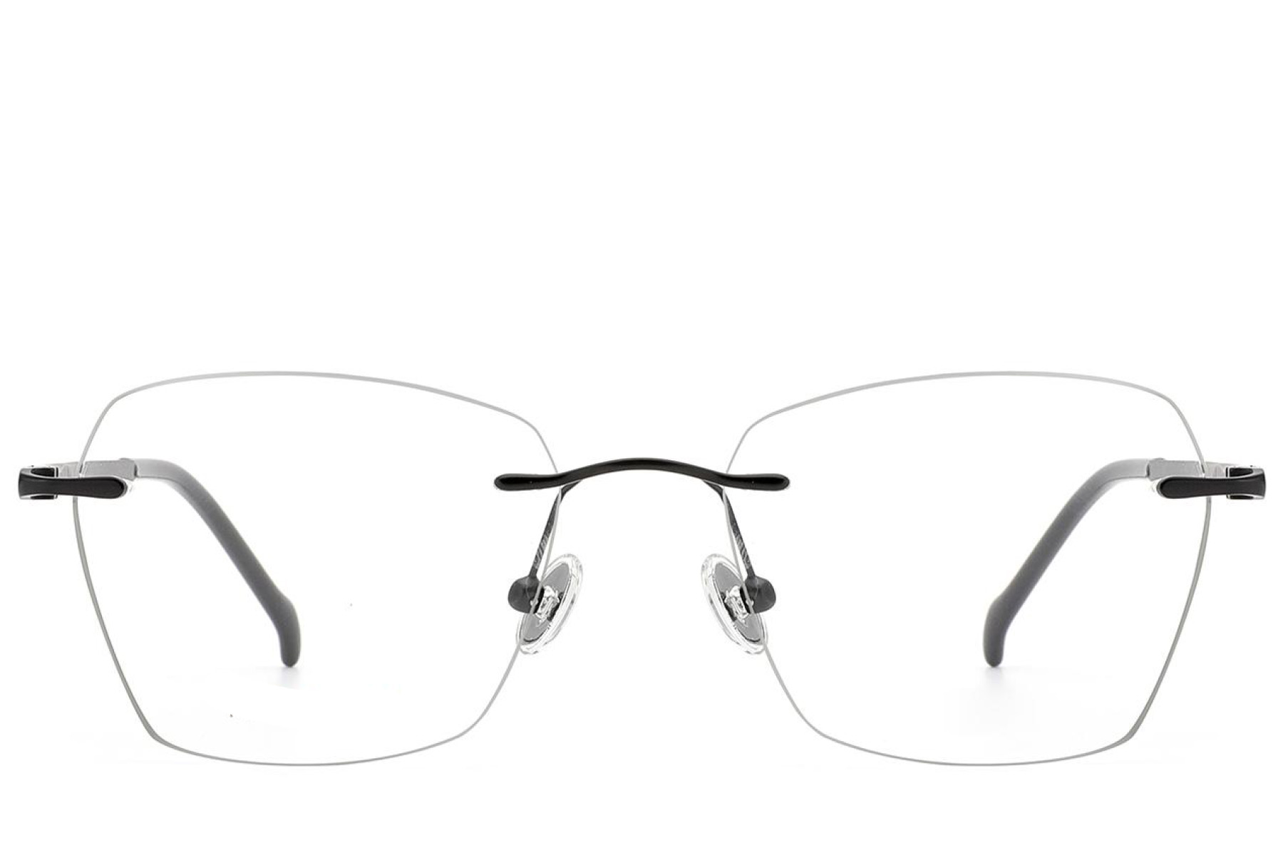 BS2012-1763_Black_Invisible_Titanium_Glasses_front