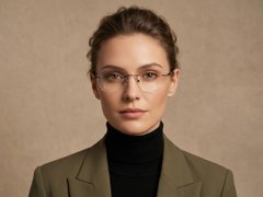 BS2012-1765_Brown_Invisible_Titanium_Glasses_corner-tryon_female