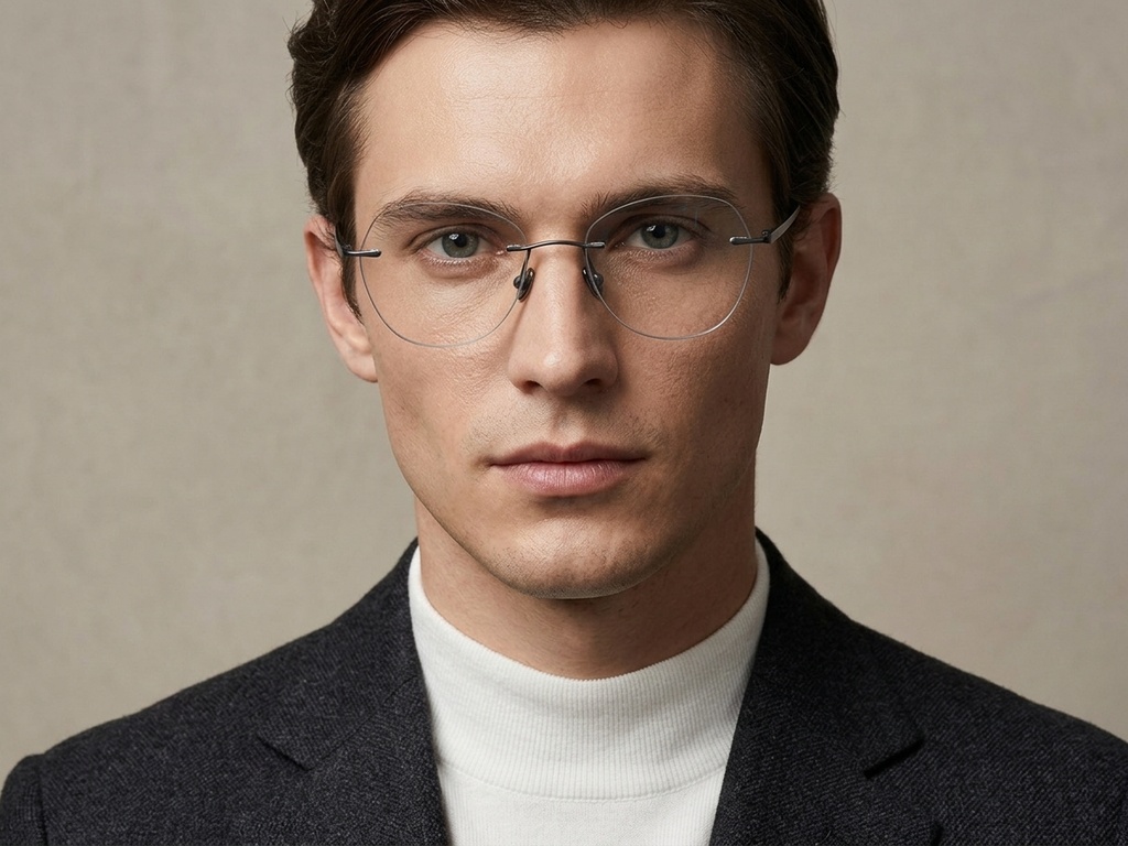 BS2012-1766_Grey_Invisible_Titanium_Glasses_corner-tryon_male