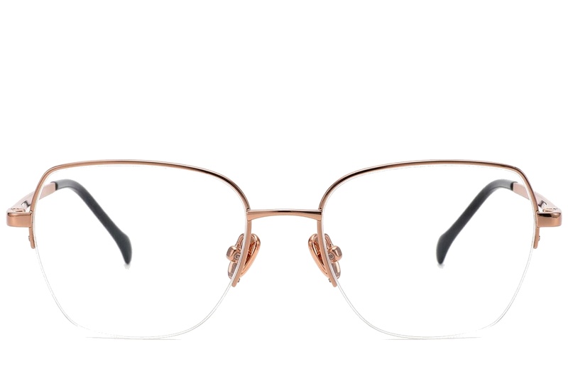 BS2012-1769_Pink_Semi-rimless_Titanium_Glasses_corner-front
