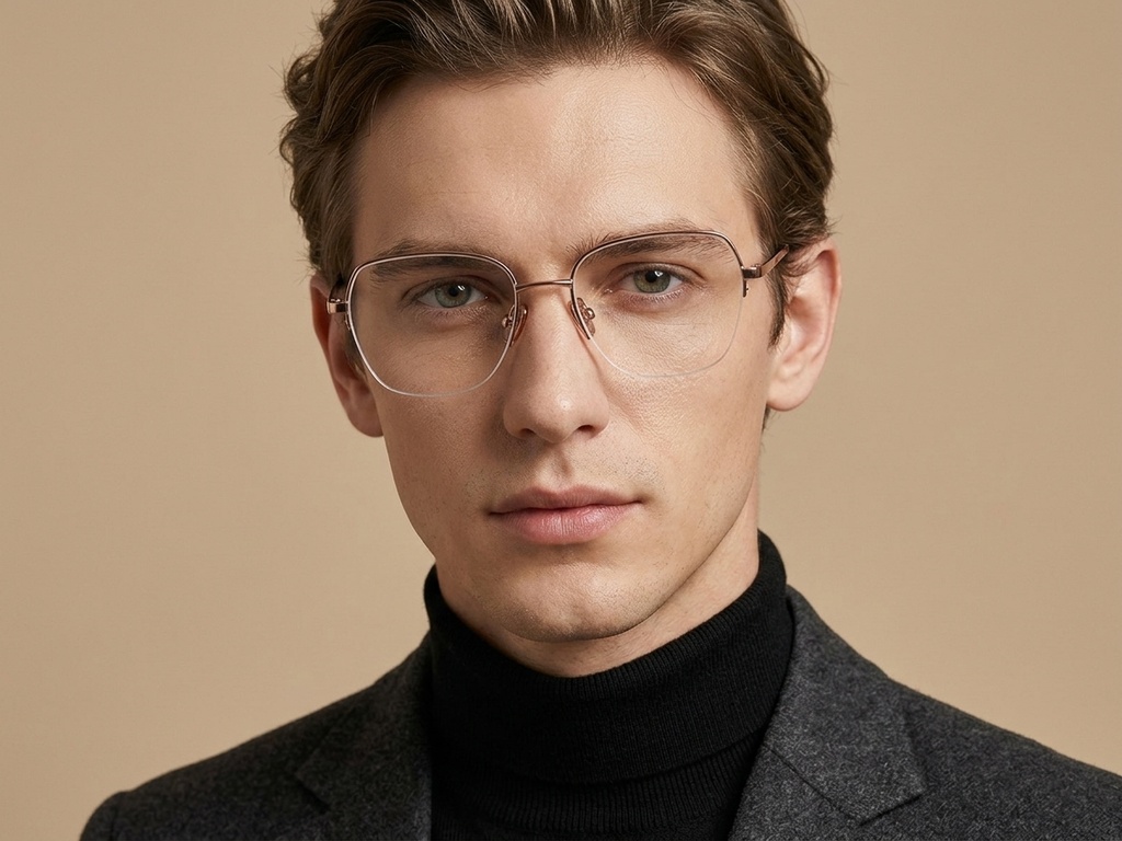 BS2012-1769_Pink_Semi-rimless_Titanium_Glasses_corner-tryon_male