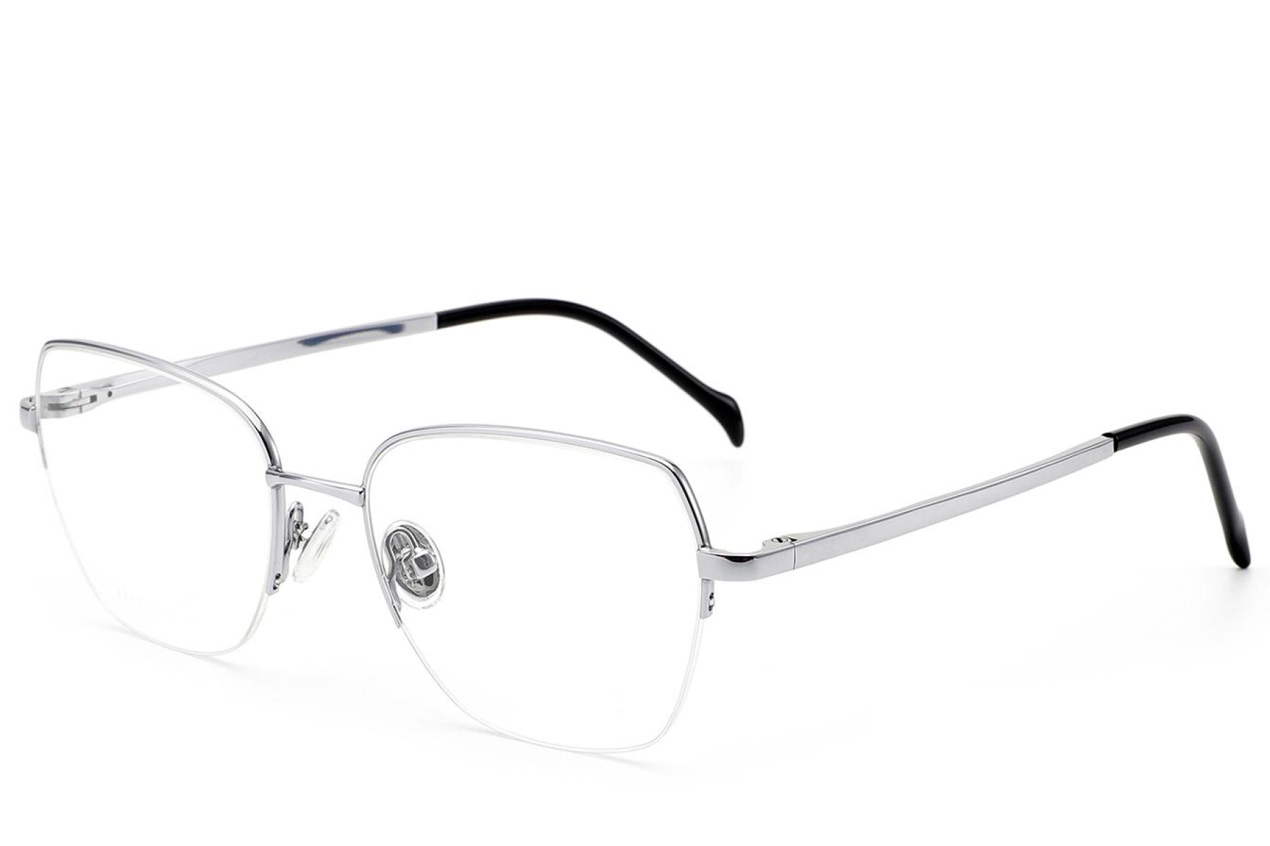 BS2012-1770_Silver_Semi-rimless_Titanium_Glasses_corner
